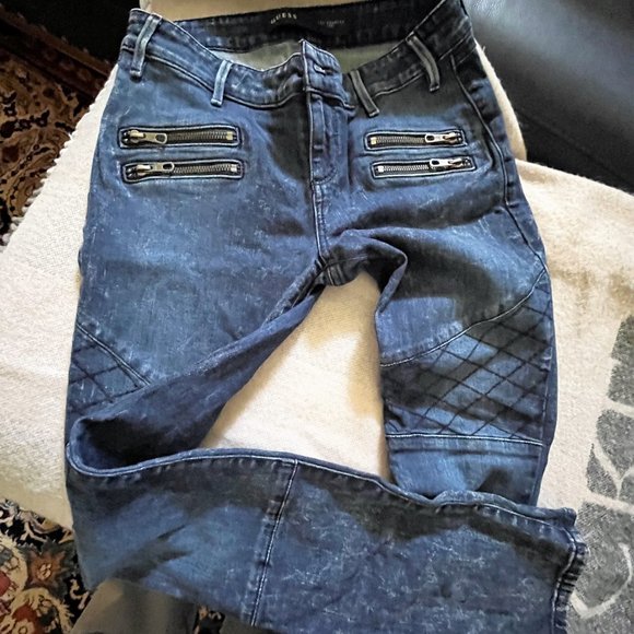 Guess jeans premium mid rise dark navy designer - Picture 1 of 9